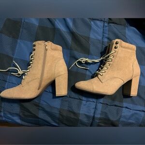 Tan Suede Ankle Boots
